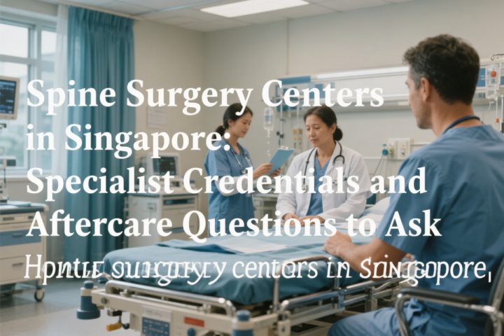 Spine Surgery Centers in Singapore: Specialist Credentials and Aftercare Questions to Ask