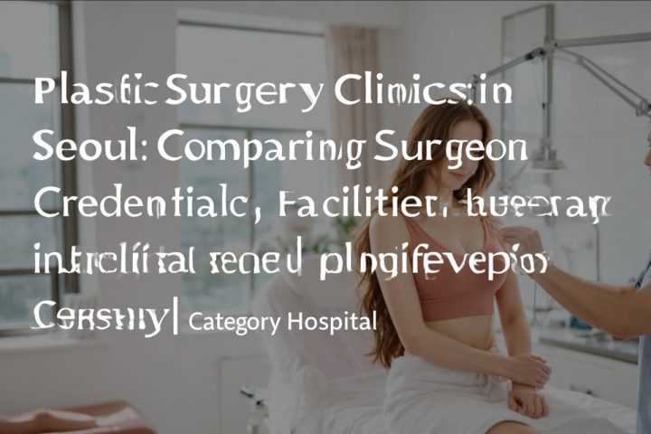 Plastic Surgery Clinics in Seoul: Comparing Surgeon Credentials, Facilities and Aftercare