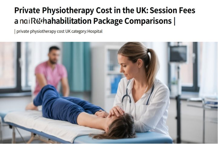 Private Physiotherapy Cost in the UK: Session Fees and Rehabilitation Package Comparisons