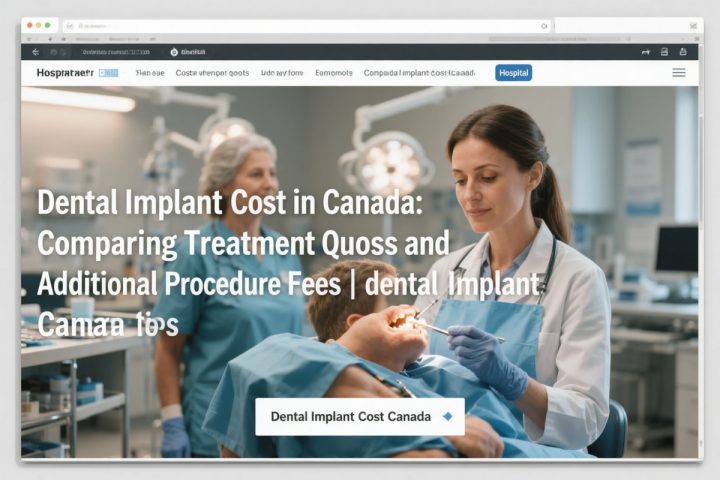 Dental Implant Cost in Canada: Comparing Treatment Quotes and Additional Procedure Fees