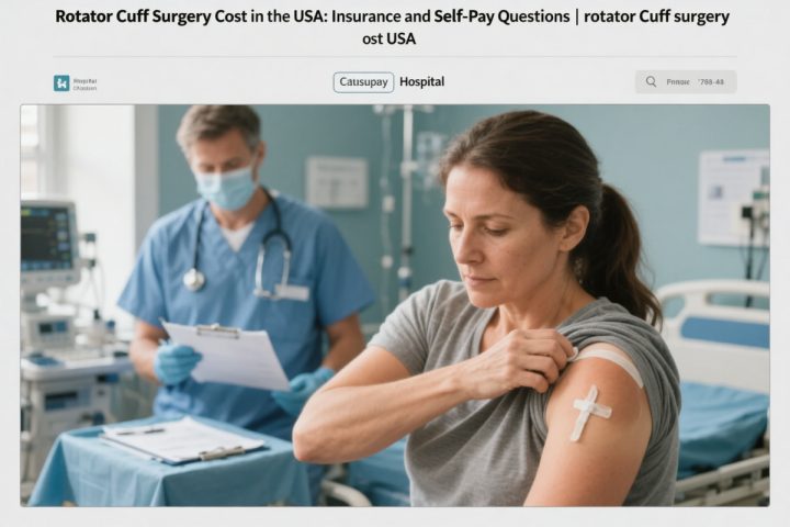 Rotator Cuff Surgery Cost in the USA: Insurance and Self-Pay Questions